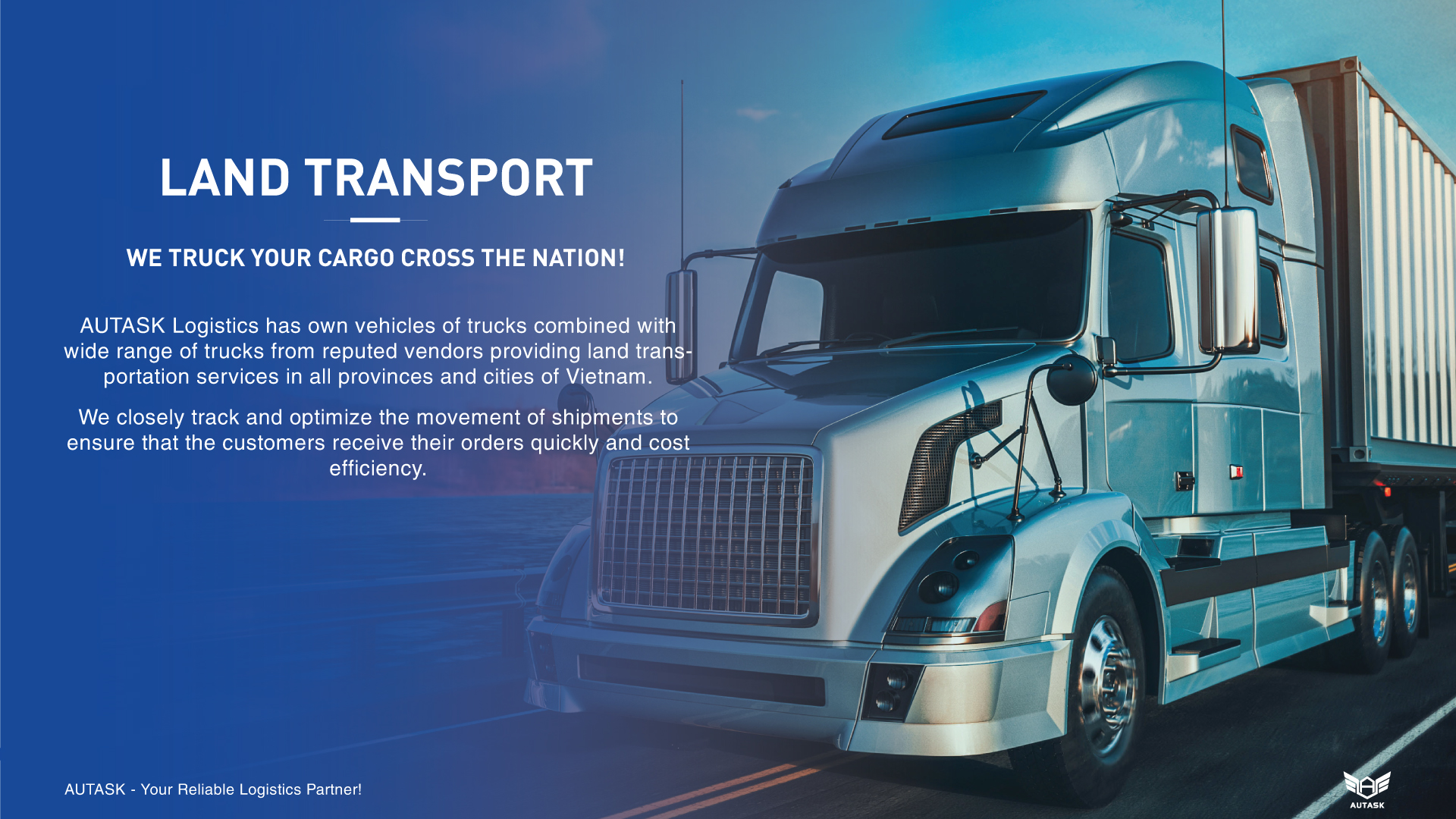 Thiết kế website logistics chuyên nghiệp