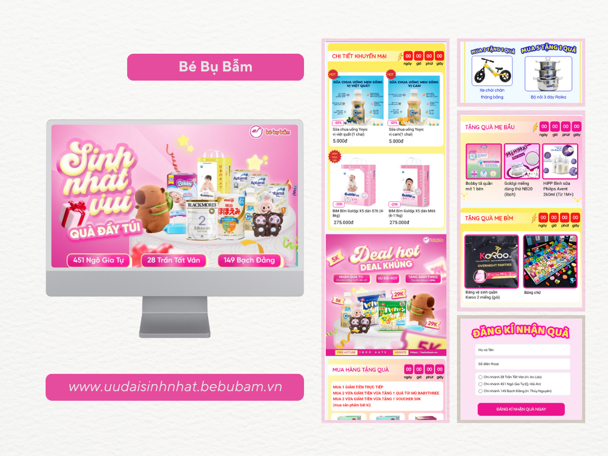 Landing Page shop kinh doanh