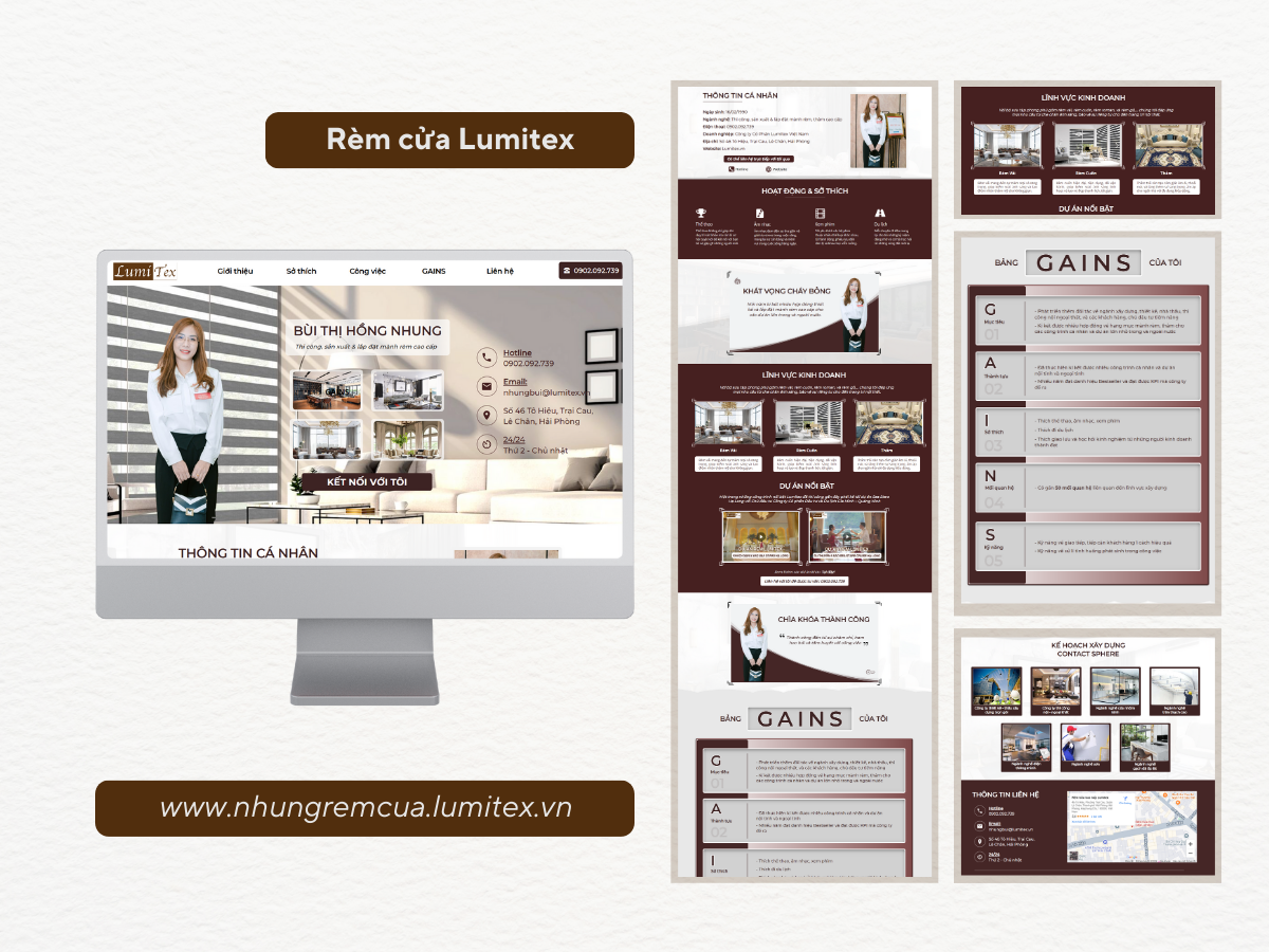 Mẫu Landing Page Xây Dựng Thương Hiệu Cá Nhân