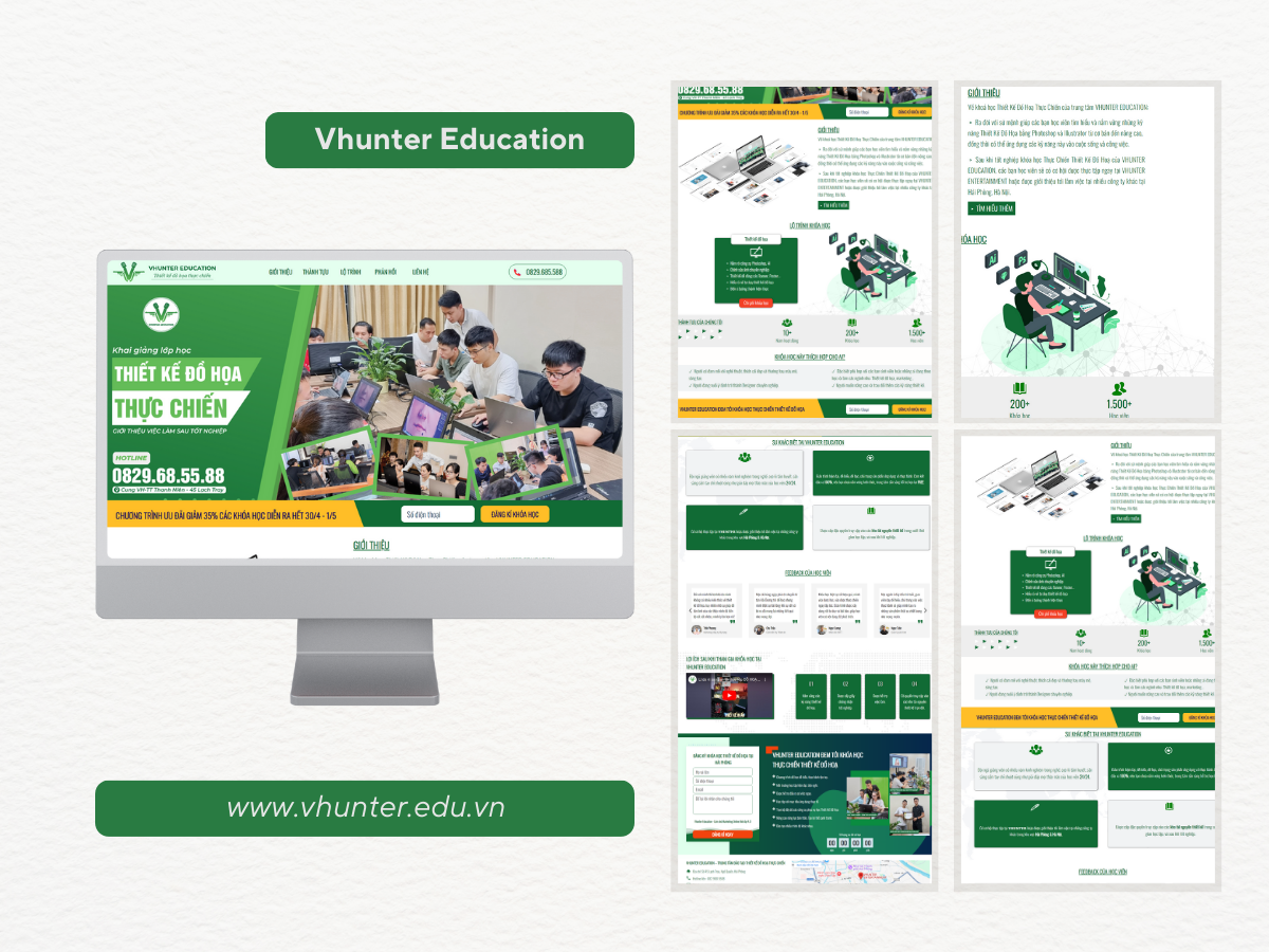 Mẫu Landing Page Khóa Học