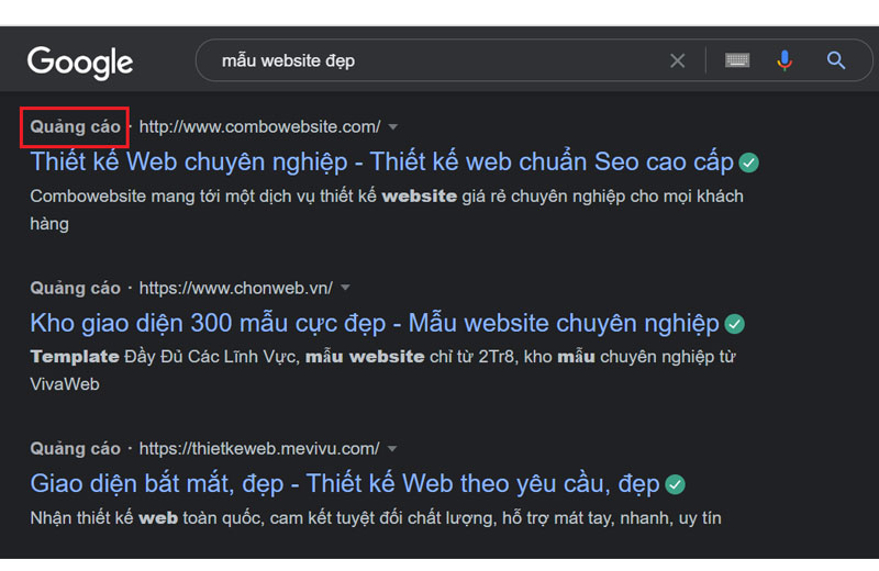 Search Engine Marketing vận tải hàng không