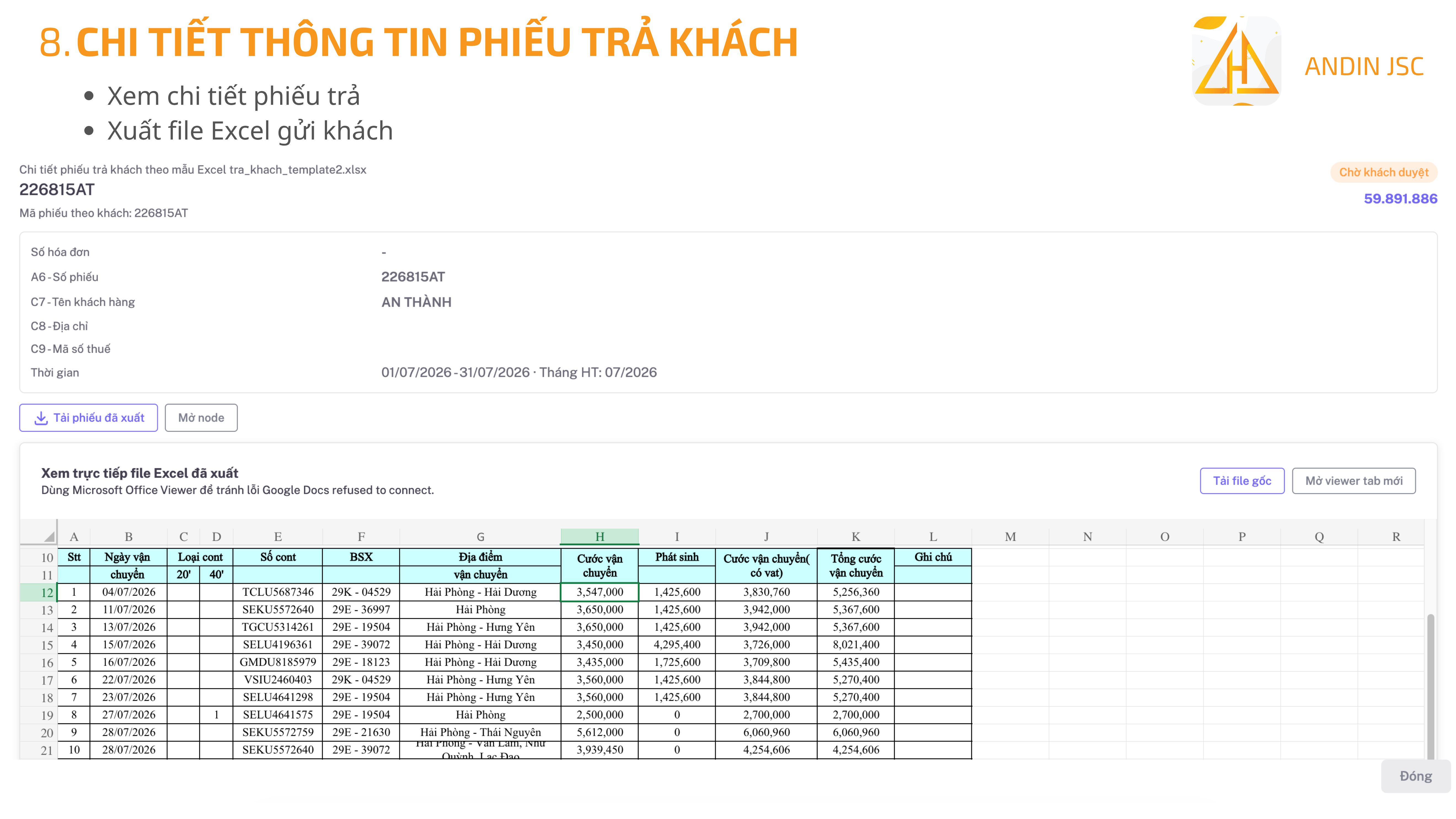 Phần Mềm Điều Xe Và Lập Kế Hoạch Vận Chuyển - hình ảnh 2