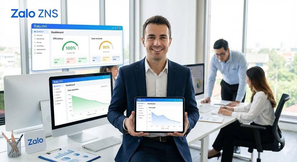 Zalo ZNS – Giải pháp tối ưu giúp doanh nghiệp giảm mạnh chi phí vận hành
