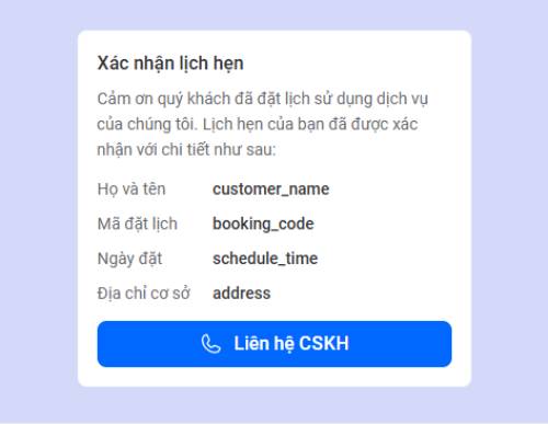 Tin nhắn ZNS nhắc lịch hẹn: Giảm tối đa “quên cuộc hẹn” ở khách hàng