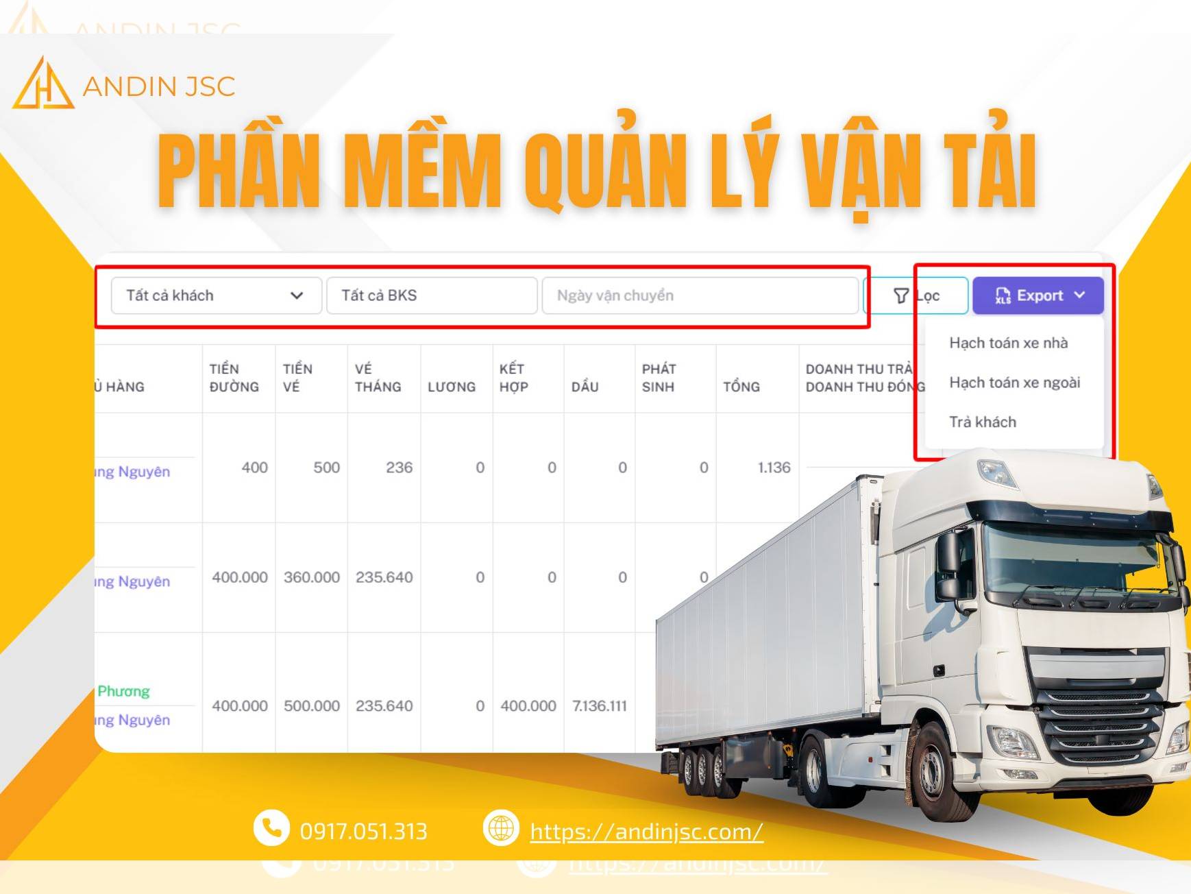 Phần Mềm Trucking – Giải Pháp Tự Động Hóa Báo Cáo Cho Doanh Nghiệp Vận Tải