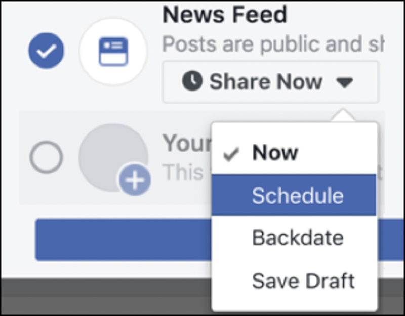 Tính năng lên lịch bài đăng trong Marketing Automation