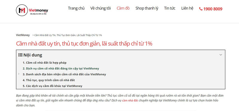 Format bài viết được thống nhất trên toàn website