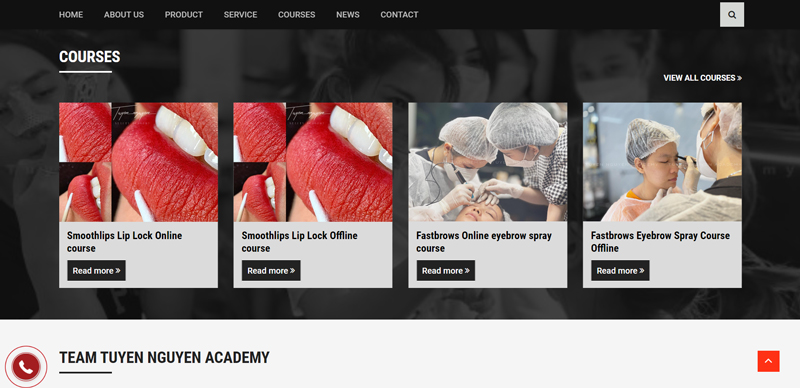 Danh mục Khóa học website Elearning 