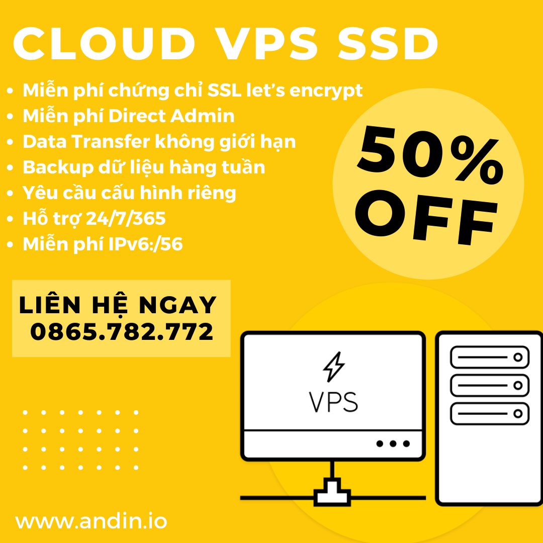 Bảng Giá Cloud VPS SSD