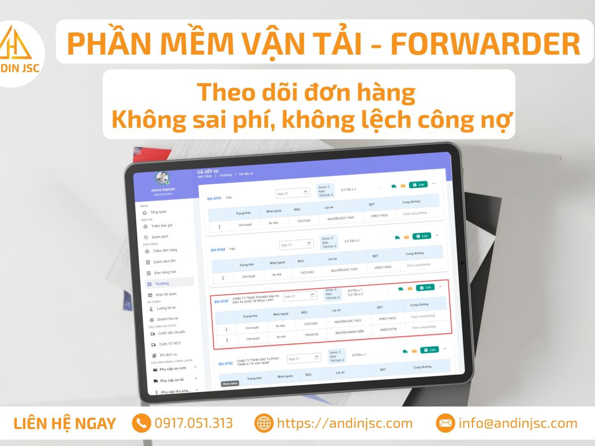 CHỈ VỚI 1 CÚ CLICK: TẠO CHUYẾN – PHÂN XE – TÍNH LƯƠNG – CHỐT LỢI NHUẬN TRONG 10 GIÂY