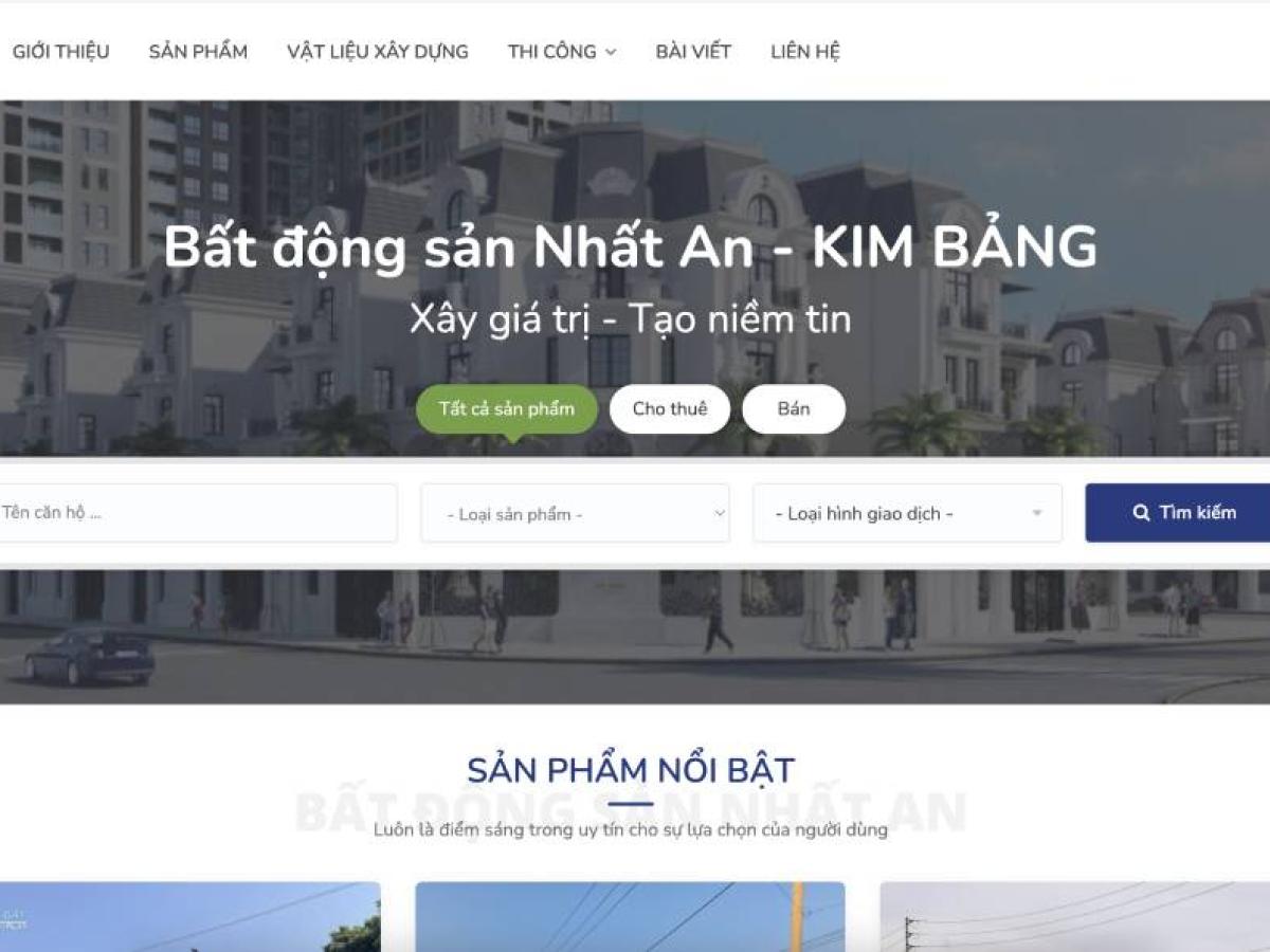 Website Bất Động Sản Chuyên Nghiệp Website Bất Động Sản Chuyên Nghiệp