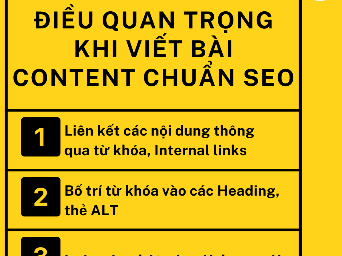 Content chuẩn SEO quan trọng nhất là gì?