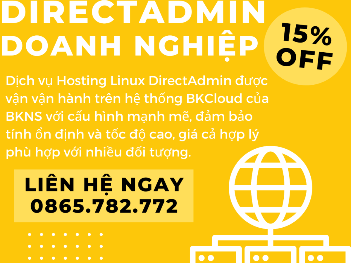 Bảng Giá Hosting Linux DirectAdmin DN