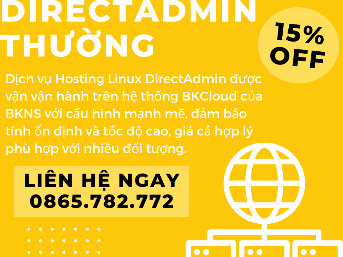 Bảng Giá Hosting Linux DirectAdmin thường 