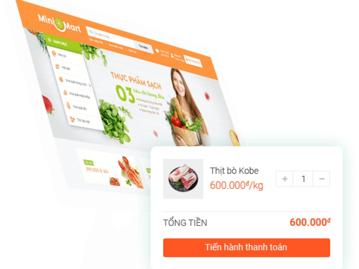 Giải pháp thiết kế website bán hàng hỗ trợ SEO, Marketing & vận hành thông minh