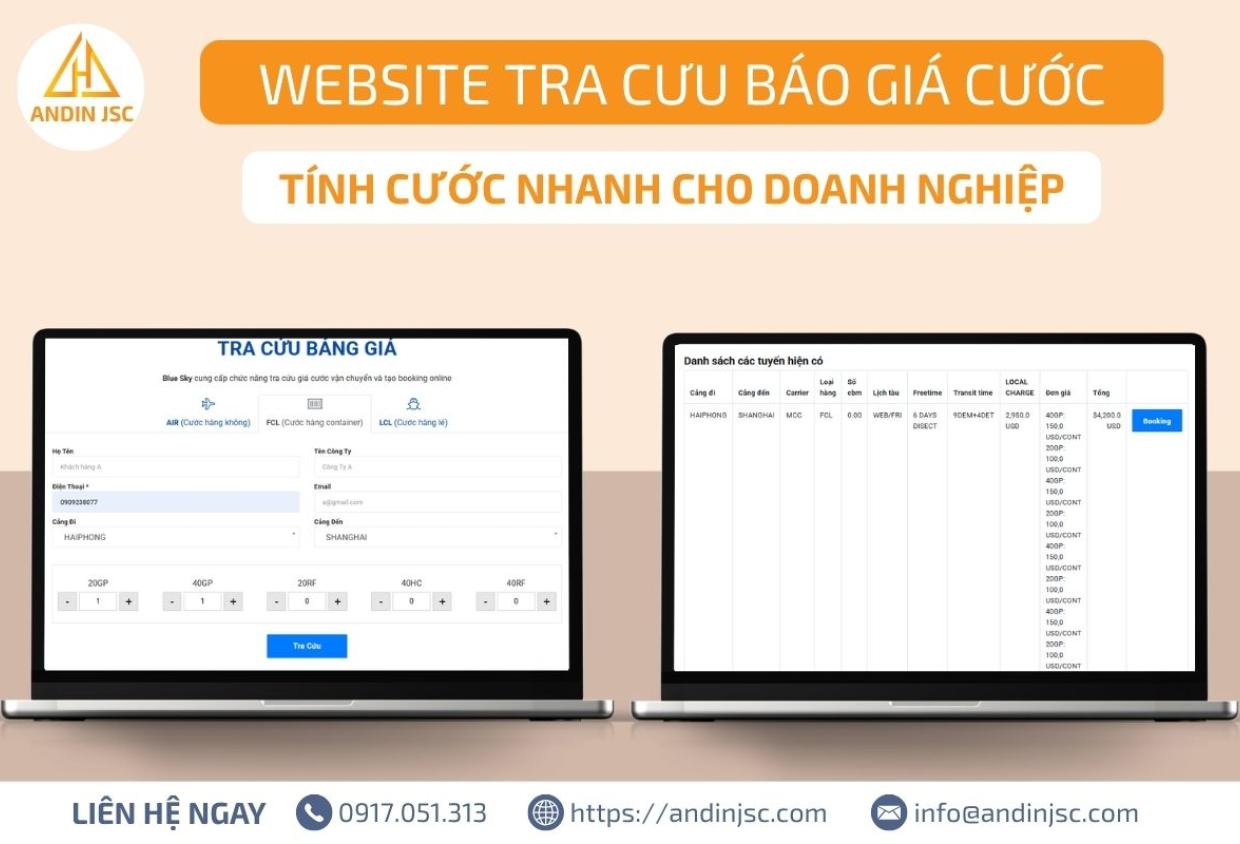 Thiết kế Website Logistics