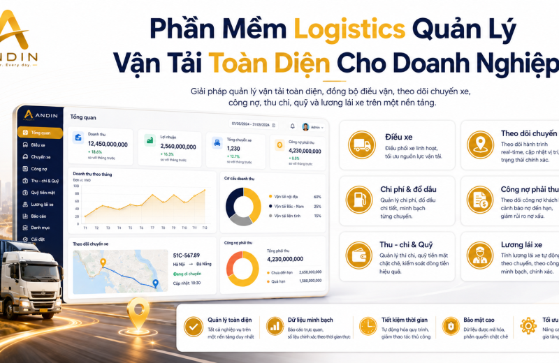 Phần Mềm Logistics Quản Lý Vận Tải Toàn Diện Cho Doanh Nghiệp