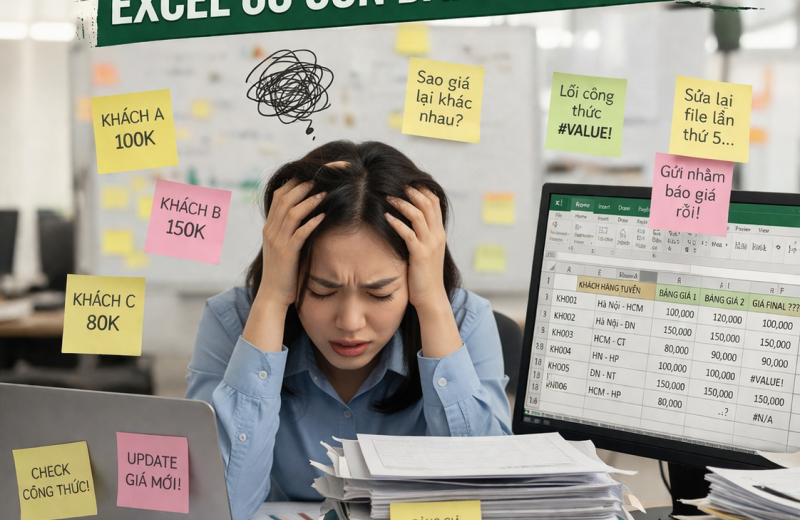 Cùng một tuyến, mỗi khách một giá – Excel có còn đáp ứng nổi?