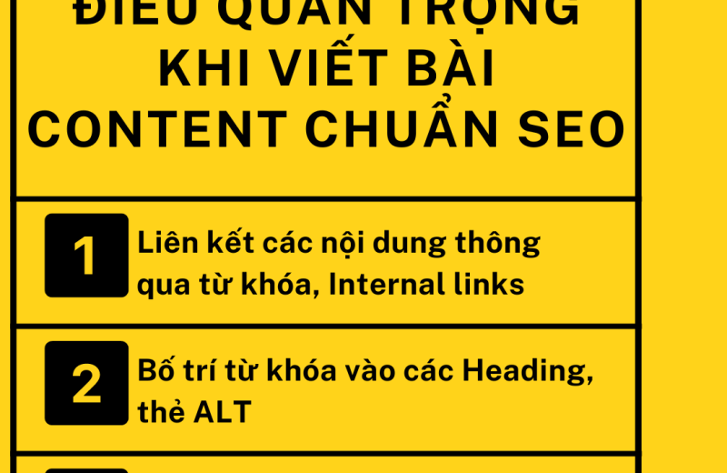 Content chuẩn SEO quan trọng nhất là gì? Content chuẩn SEO quan trọng nhất là gì?
