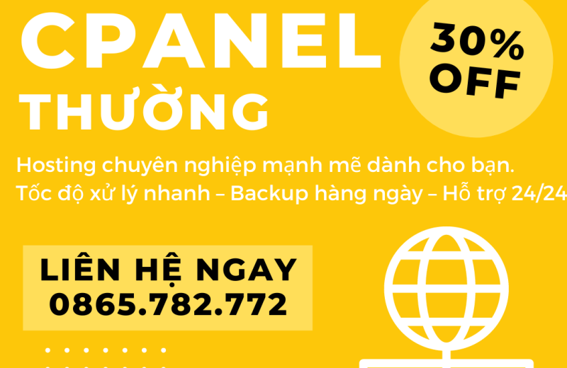 Bảng Giá Hosting Cpanel thường Bảng Giá Hosting Cpanel thường