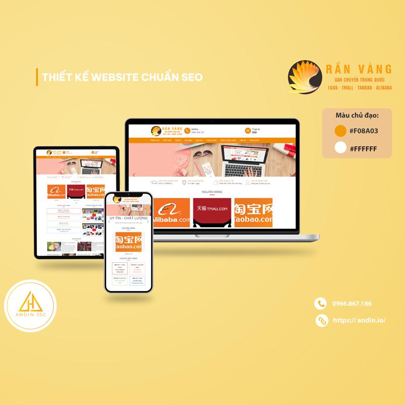 Thiết kế website Order hàng Trung Quốc Rắn Vàng Thiết kế website Order hàng Trung Quốc Rắn Vàng