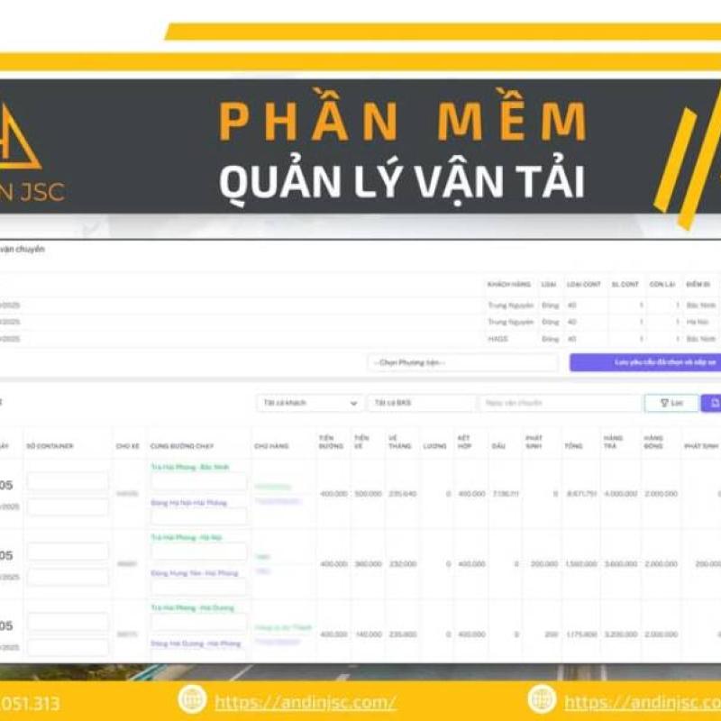 Phần Mềm Quản Lý Vận Tải – Giải Pháp Hiện Đại Thay Thế Excel
