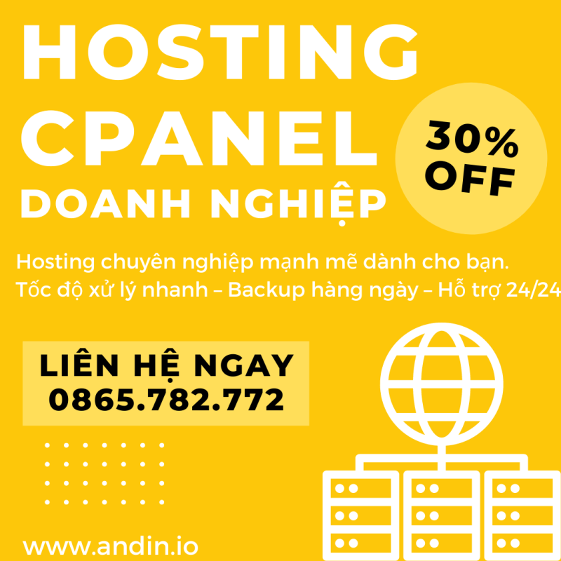 Bảng Giá Hosting Cpanel Doanh nghiệp Bảng Giá Hosting Cpanel Doanh nghiệp