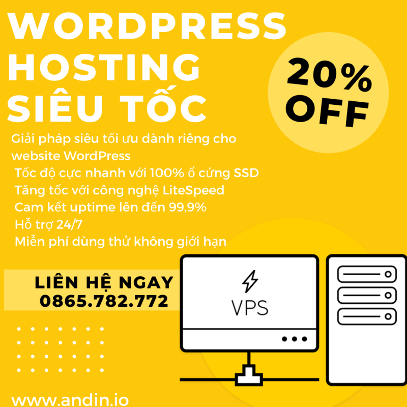 Bảng Giá Hosting WordPress Siêu Tốc Bảng Giá Hosting WordPress Siêu Tốc
